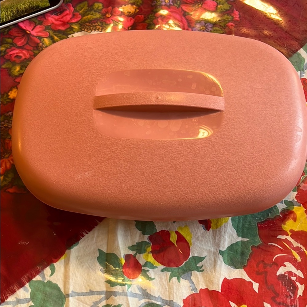 Tupperware Coral Food Storage Container